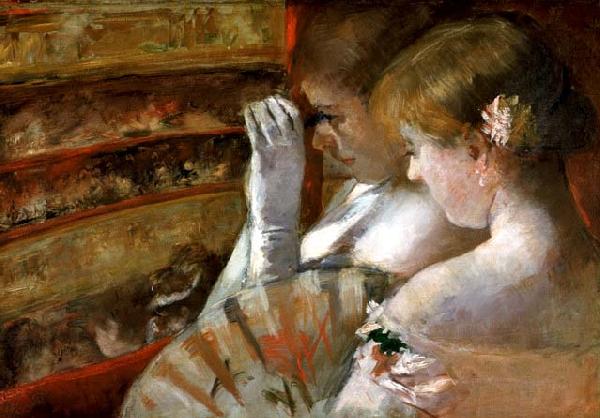 Mary Cassatt A Corner of the Loge Germany oil painting art